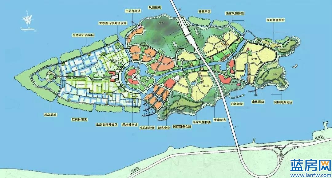 海门岛规划图|源自网络