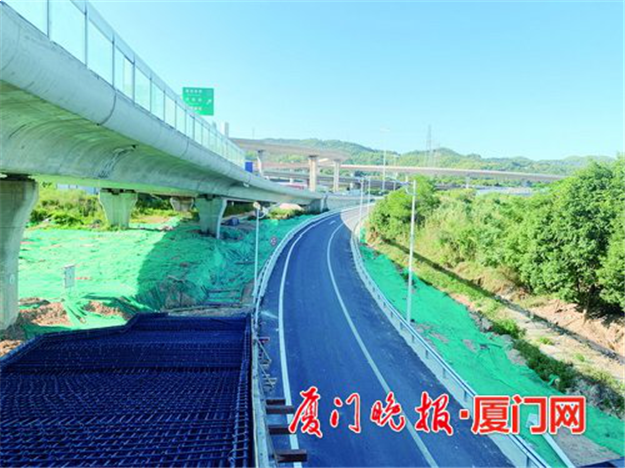 海新路可直通高速了 连接厦蓉高速的两条匝道日前开放通车——九房网